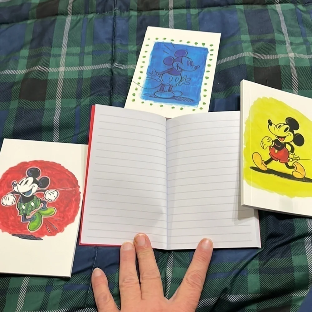 Set of 4 Mickey Mouse notebooks Disney